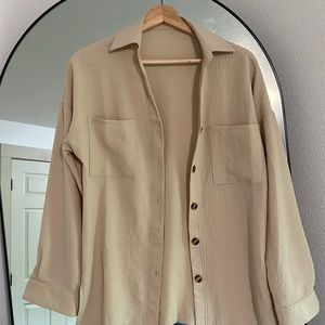 Shein Button-up Shear Shacket